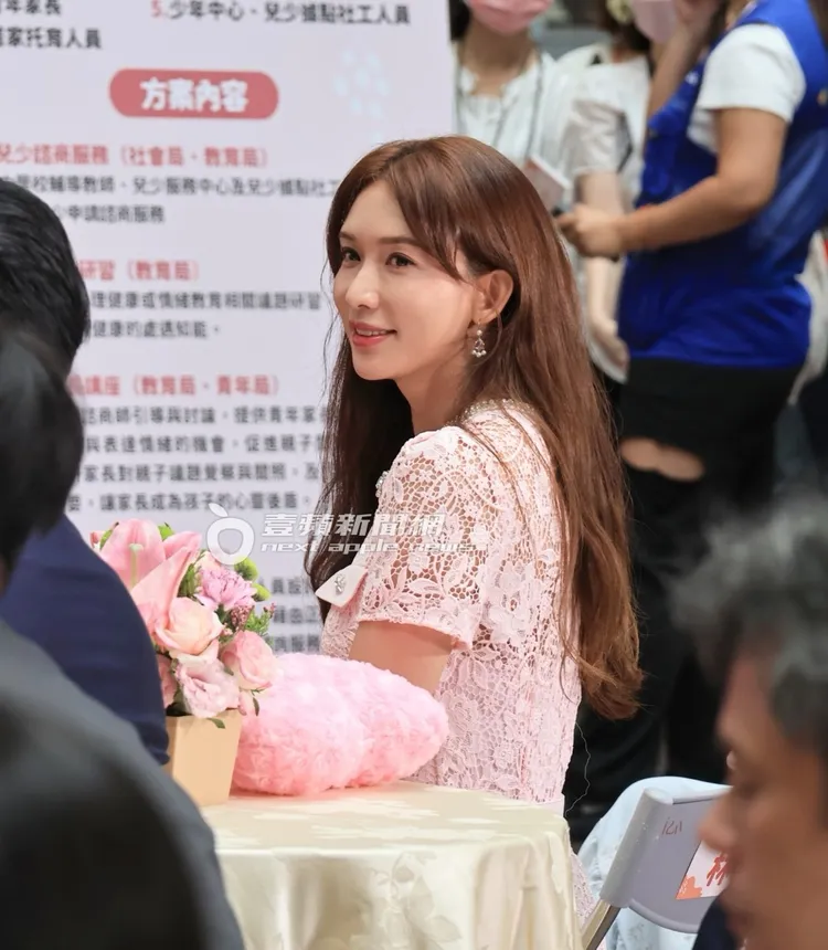 「台灣第一名模」林志玲保養得宜，看起來相當有氣質。特勤中心攝