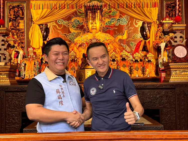 祀典大天后宮祭典組長蘇瑞煌笑說，媽祖就把常董當自己的兒子看待。莊曜聰攝