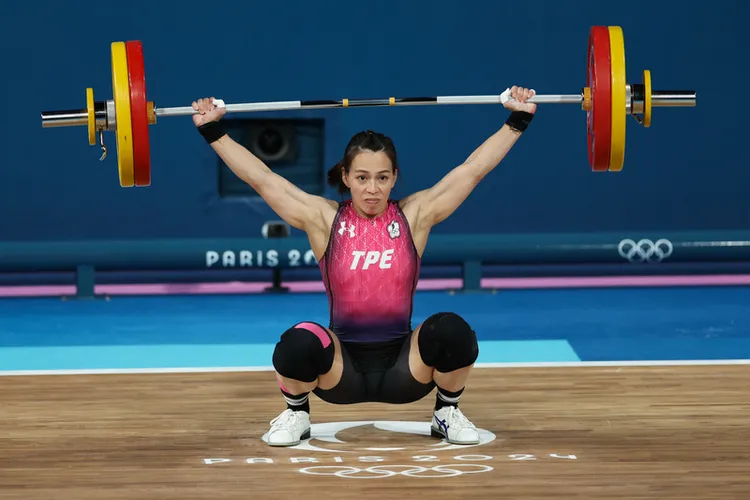 郭婞淳帶傷為中華隊拚下一面銅牌。中央社