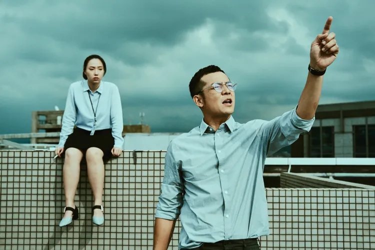 姚元浩（右）開導李雪。CATCHPLAY+提供