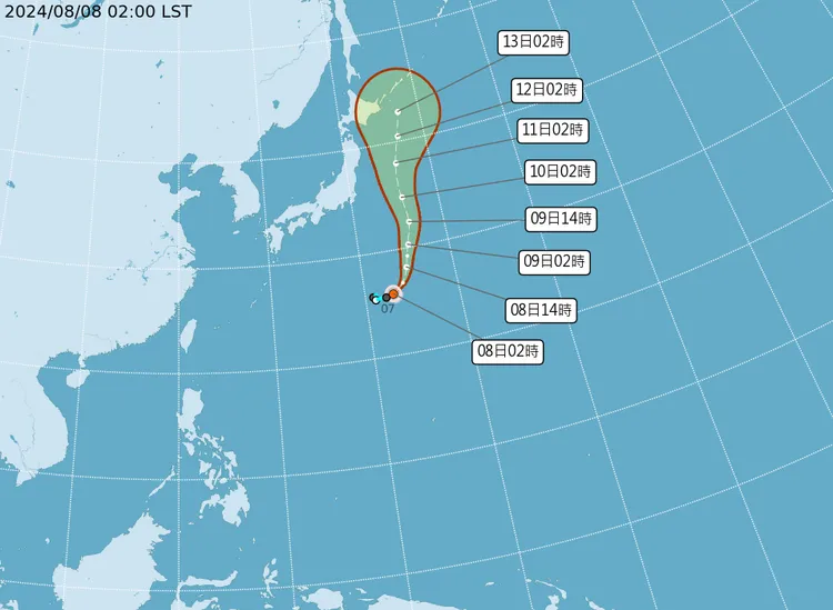 今年第5號颱風「瑪莉亞（MARIA）」已於今（8）日清晨生成，目前強度為輕颱。中央氣象署