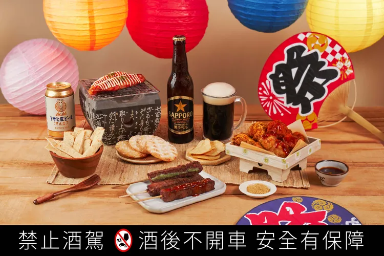 日本夏日祭典狂歡，DON DON DONKI 帶來日本屋台經典熟食和夏季啤酒盛宴。業者提供