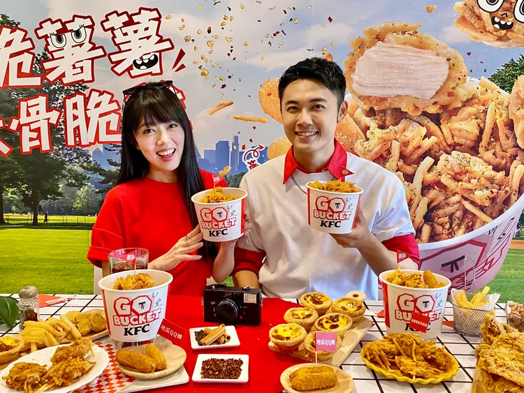 肯德基限定5週開賣新品「脆薯薯無骨脆雞」系列。莊偉祺攝