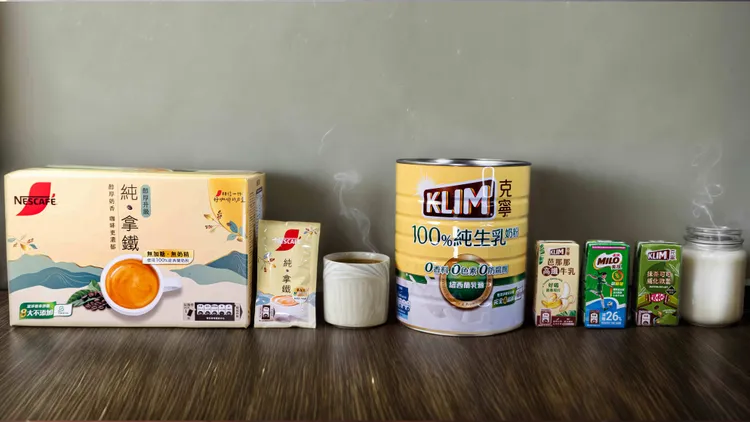 雀巢美祿巧克力減糖配方、克寧100_紐西蘭奶粉，獲頂級3星肯定。業者提供
