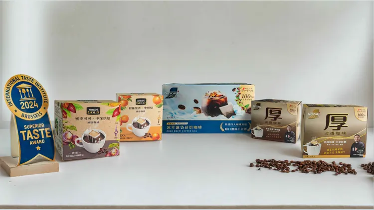 Nescafé雀巢咖啡7產品摘星，連咖啡大師林東源都說讚。業者提供