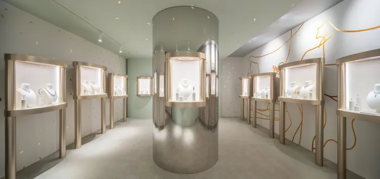 Tiffany高級珠寶展展場。品牌提供