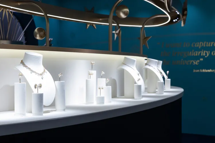 Tiffany高級珠寶展展場。品牌提供