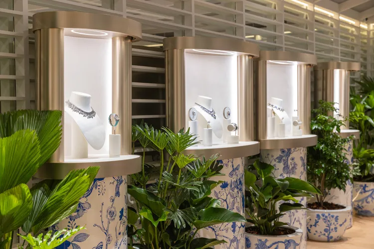 Tiffany高級珠寶展展場。品牌提供