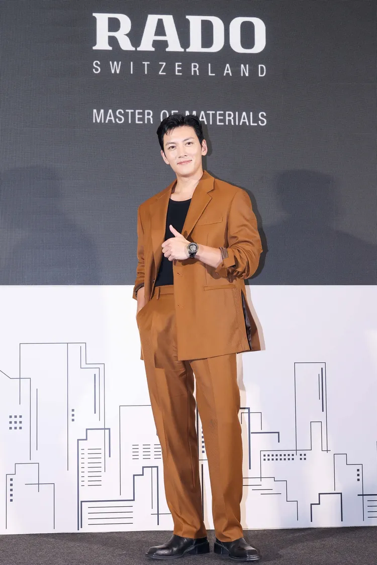 池昌旭以瑞士雷達表（RADO）品牌大使首度來台。攝影中心攝