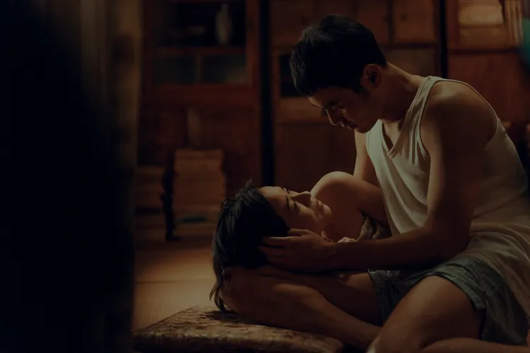 阮經天和林嘉欣有床戲。華映娛樂提供