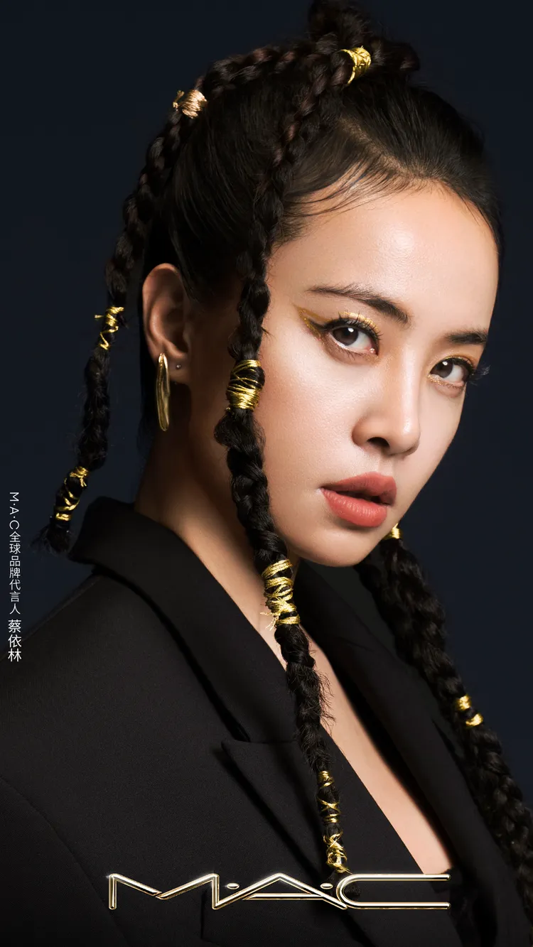 M.A.C宣布蔡依林成為全球代言人。品牌提供