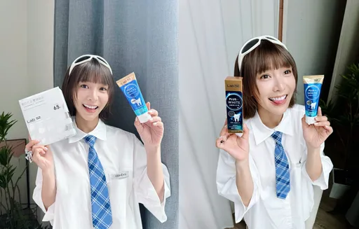 齒黃大笑太NG！溫妮大推美白牙膏