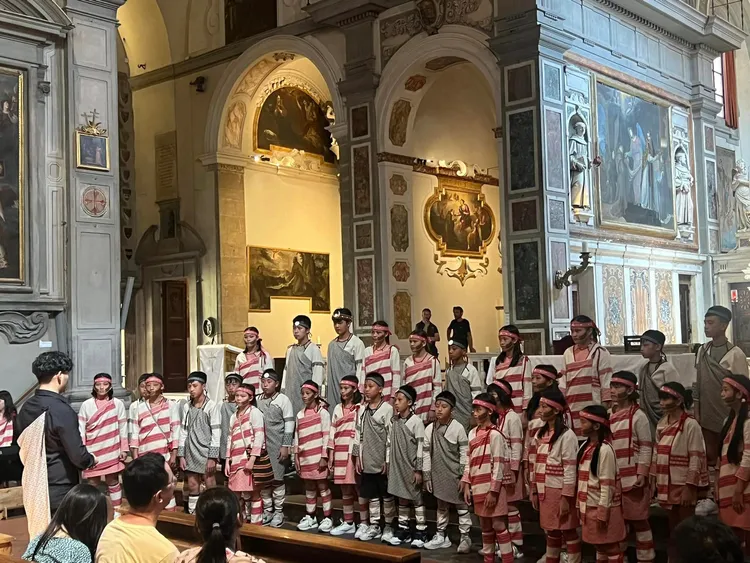 嘉興國小合唱團。新竹縣提供