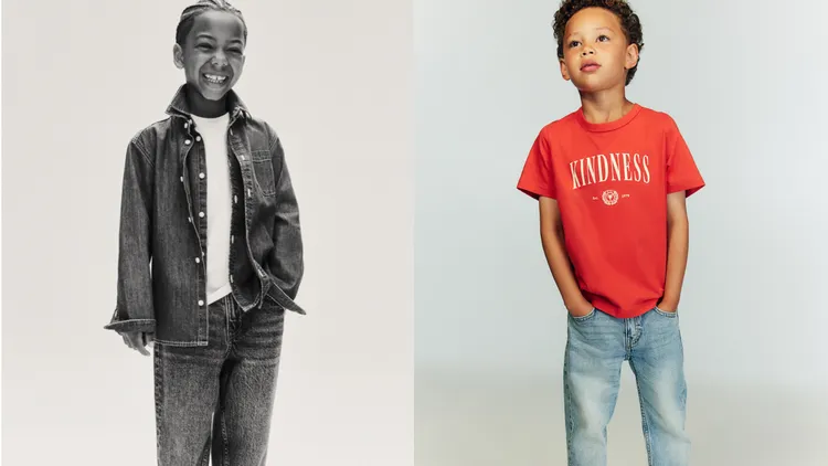 男童系列著重在經典丹寧元素。品牌提供
