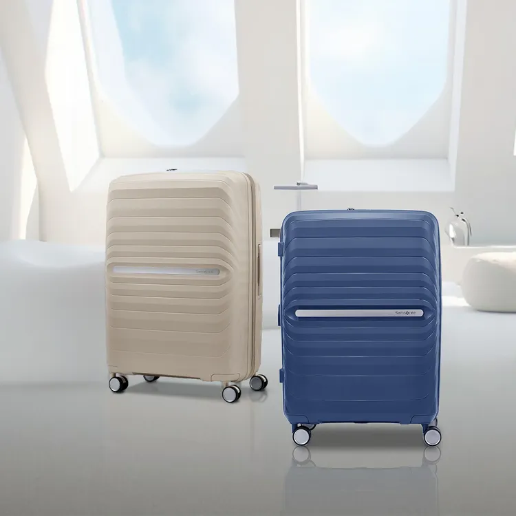 箱面紋理細膩呈現如湖面波紋般的優雅畫面。品牌提供