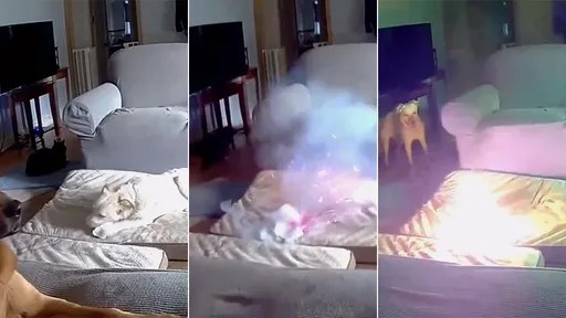 警世影片|行動電源啃著玩 狗狗把飼主房子燒了