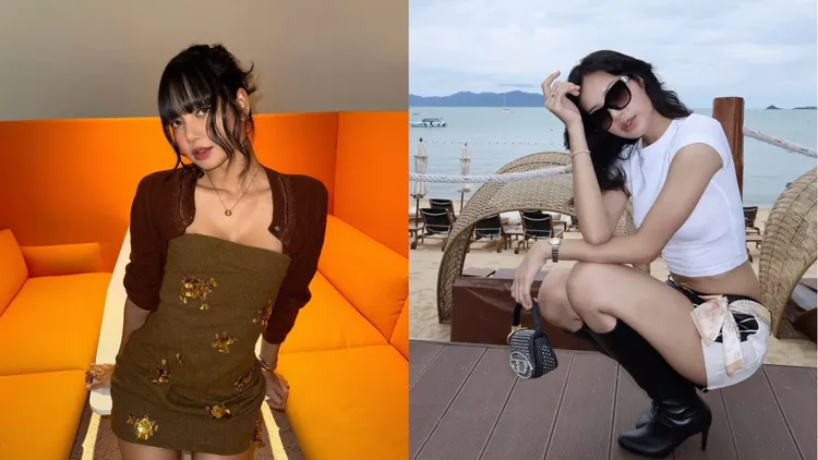 Lisa的穿搭中經常可見到紅底鞋的蹤影。翻攝Lisa IG