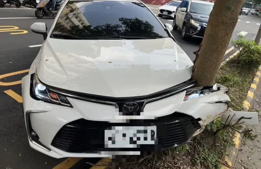 女駕駛自撞分隔島卻棄愛車秒逃 原來車內竟有「這一味」