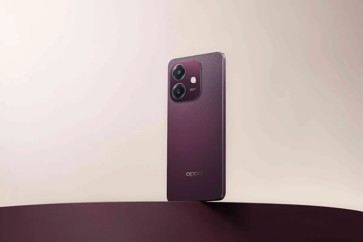 OPPO A3x红色运用OPPO Glow晶钻工艺,能有效防止指纹和污渍。OPPO提供