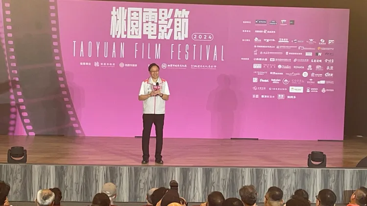 張善政致詞。張沛森攝