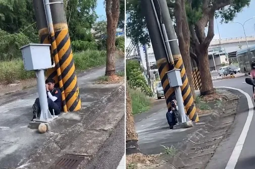 烏日警分局警員在台灣大道「隱身」拍照抓超速，被分局認定執法不當予以處分，所開的88張罰單均撤銷。翻攝Threads