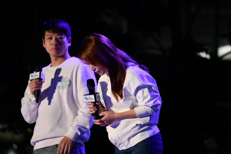 民眾黨許甫與陳智菡被稱為「戰狼夫婦」。資料照片