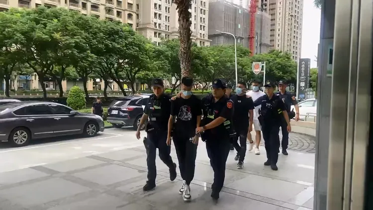 相關涉案人到案。民眾提供