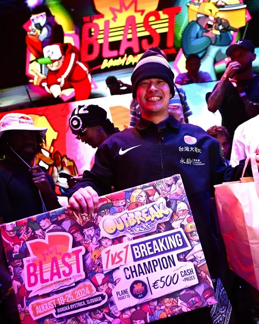 孫振再寫歷史紀錄!歐洲奪霹靂舞大賽冠軍:盼世界因我看見台灣