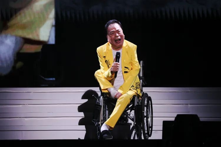 阿吉仔今在高雄流行音樂中心登台演出。高流提供