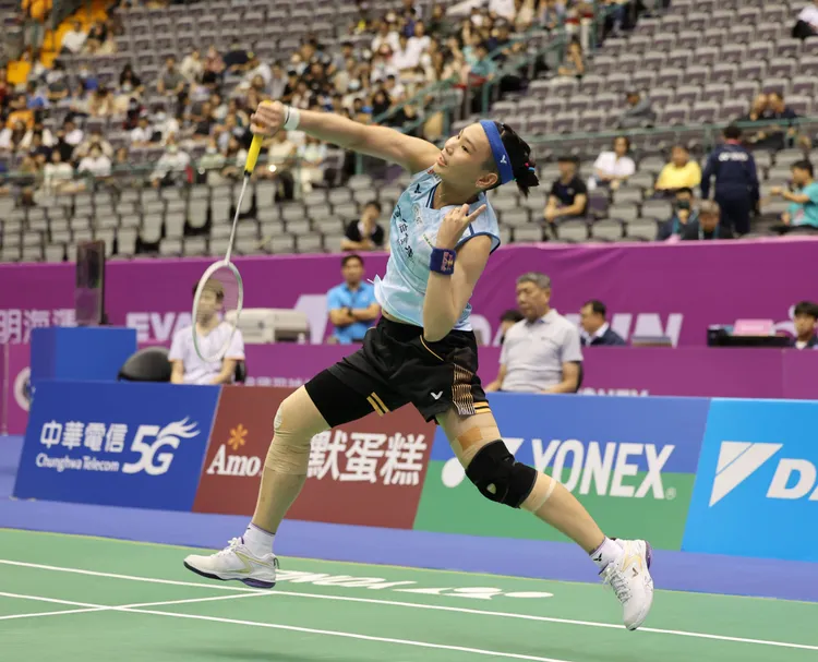 戴資穎在台灣出賽。  羽協提供