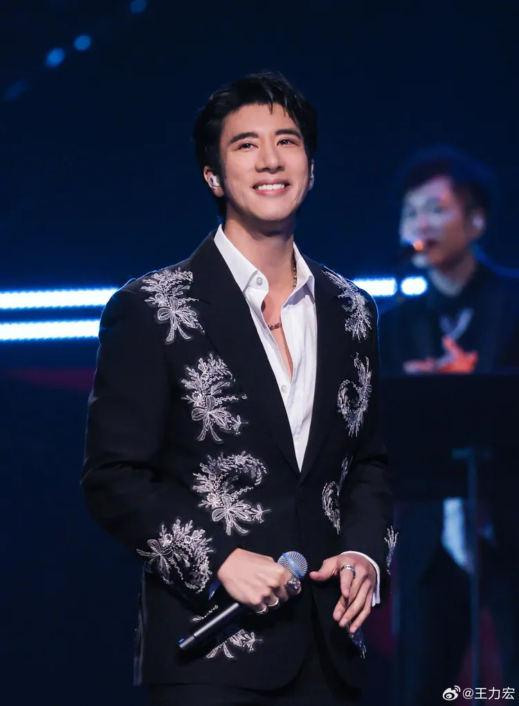 王力宏昨天唱得很過癮。翻攝王力宏微博