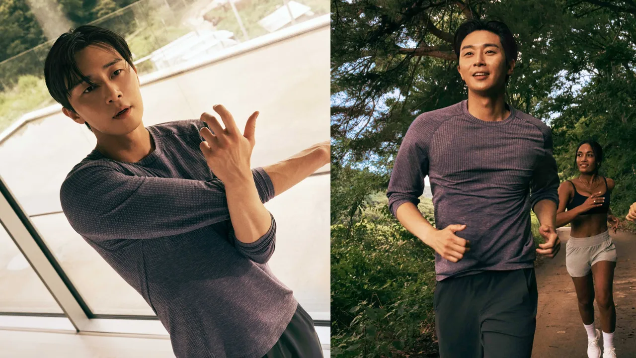 lululemon品牌大使朴敘俊響應「Together we grow」活動。品牌提供