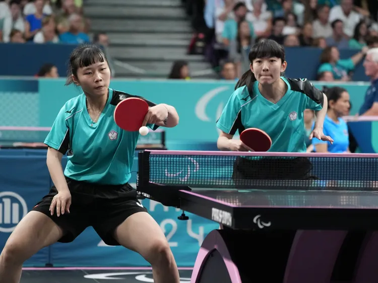 田曉雯(左)林姿妤(右)。體育署