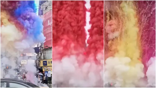 開幕竟引爆彩煙 逢甲人被粉襲「以為氣爆!」業者遭抵制發聲了