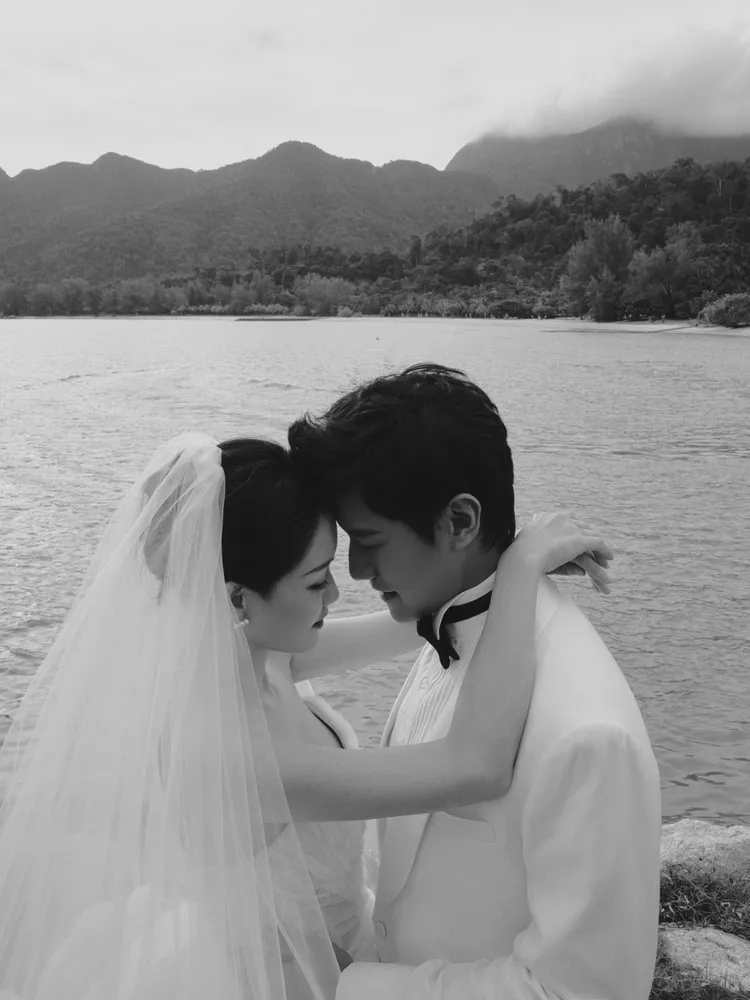 陳喬恩婚紗照。經紀人提供