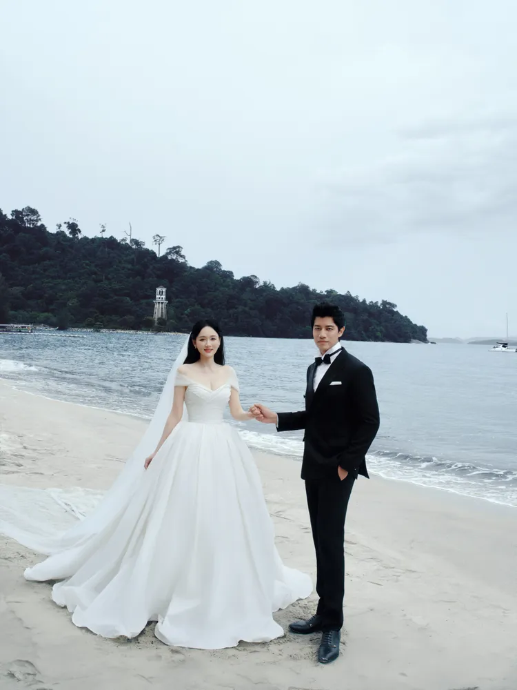 陳喬恩婚紗照。經紀人提供