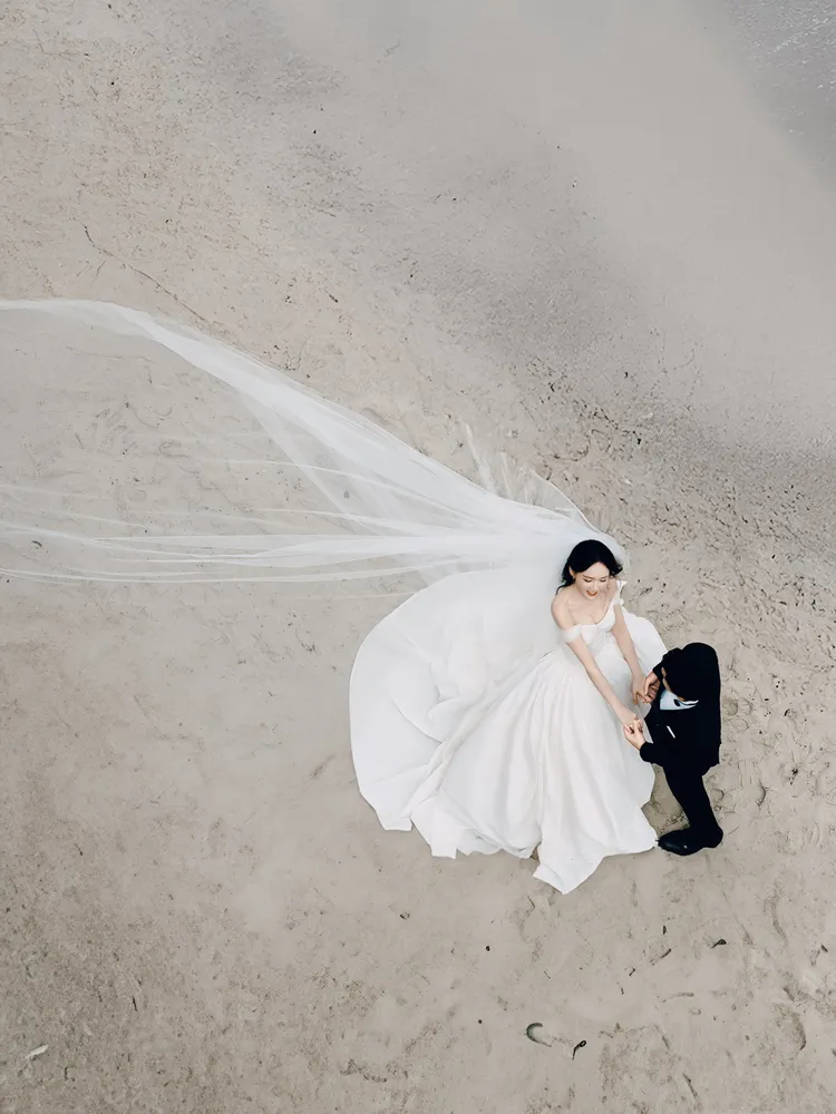 陳喬恩婚紗照。經紀人提供