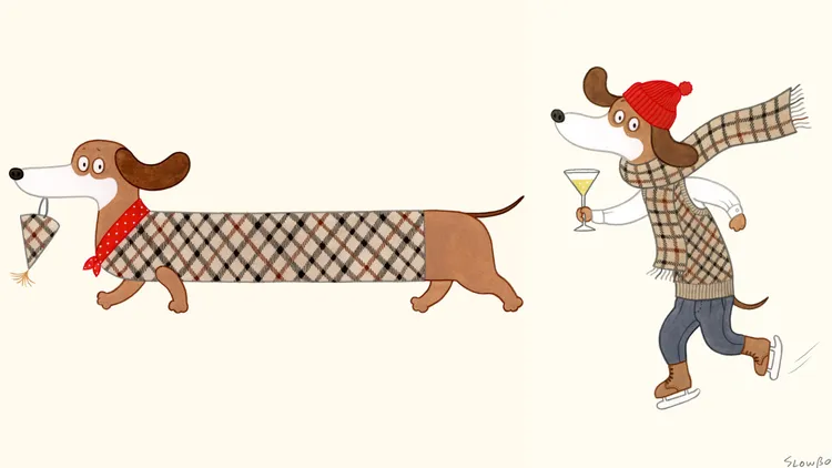 DAKS×Slowboy 合作系列秋冬插畫。品牌提供