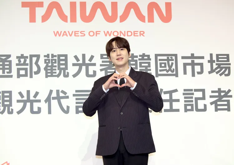 Super Junior成員圭賢擔任韓國市場台灣觀光代言人。攝影中心攝