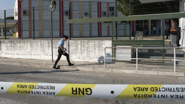 警察在案件發生後已拉起封鎖線。美聯社