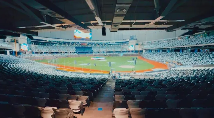 阿信曬出台北大巨蛋的配置。翻攝阿信臉書