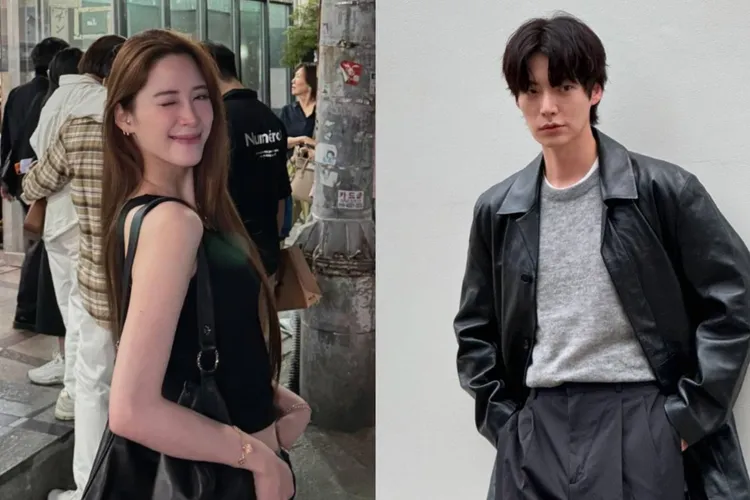 歐陽妮妮（左）和安宰賢合體直播帶貨鬧烏龍，讓人啼笑皆非。翻攝自歐陽妮妮、安宰賢IG