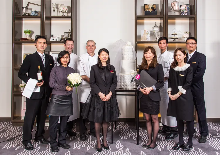 晶華婚顧團隊提供量身訂做的服務，要幫準新人打造一場難忘的婚禮。業者提供