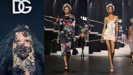 米蘭時裝周|瑪丹娜亮相Dolce & Gabbana大秀 金髮模特致敬巨星