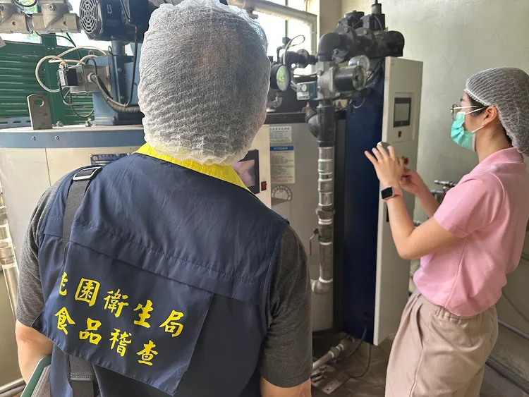 桃園衛生局持續查核校園午餐管理。衛生局提供