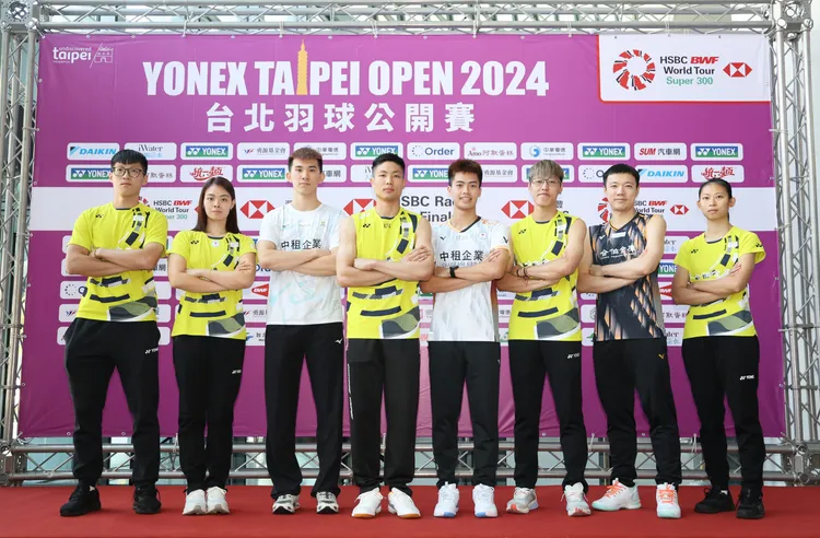 多位台灣羽球好手出戰台北羽球公開賽。北市體育局提供