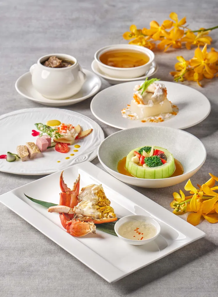 珍珠坊秋季套餐，主打健康少油、清爽無負擔的均衡菜色。業者提供