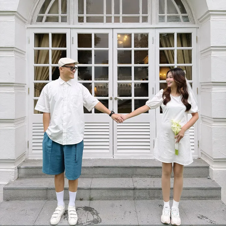 李銘忠才入圍金鐘，又登記結婚，真是雙喜臨門。凱渥提供