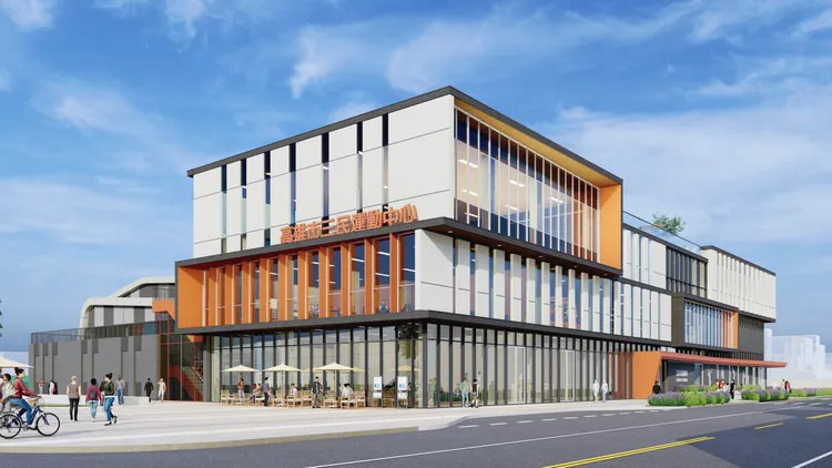 「三民運動中心」預計2025年完工，未來將引入大量人潮。翻攝高市府公開資料