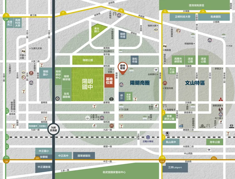 建案周邊環境圖